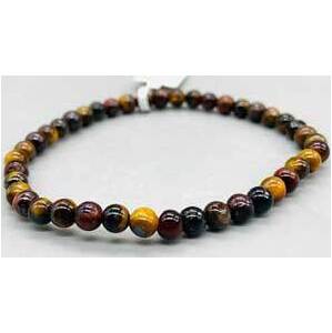 4mm Tiger Eye Tri Color bracelet