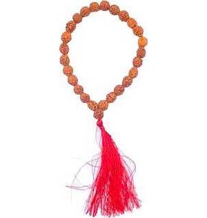 8mm Rudraksha w Tassel bracelet