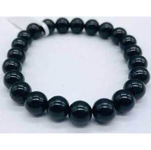 8mm Jet bracelet