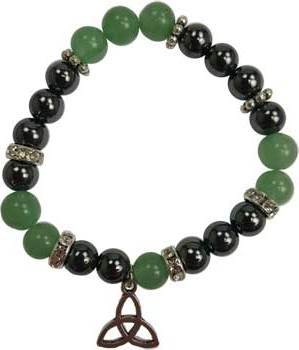 8mm Aventurine/ Hematite Triquetra Bracelet