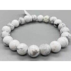 8mm Howlite bracelet