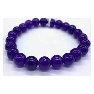 8mm Jade, Purple bracelet