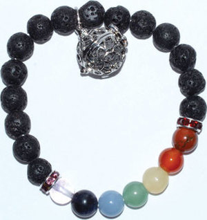 8mm Lava/ Chakra with Aromatherapy 8mm Lava/ Chakra with Aromatherapy