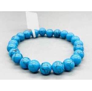 8mm Turquoise, synthetic bracelet