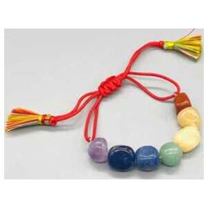 7 Chakra w tassel Nugget adjustable bracelet 7 Chakra w tassel Nugget adjustable bracelet