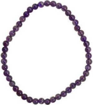 4mm Amethyst Stretch Bracelet