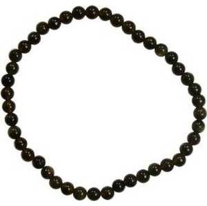4mm Black Obsidian Stretch Bracelet 4mm Black Obsidian Stretch Bracelet