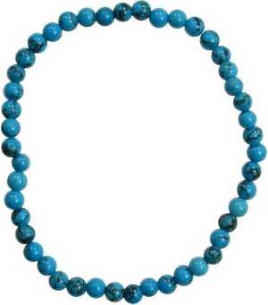 4mm Turquoise Stretch Bracelet