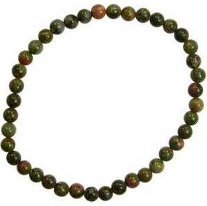 4mm Unakite Stretch Bracelet