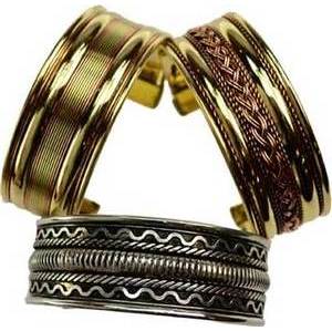 1" Assorted Two Tone Bracelet 1" Assorted Two Tone Bracelet