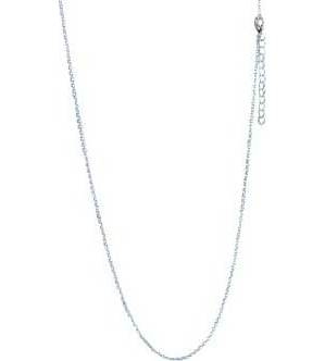 20" Silver Plated Brass Chain