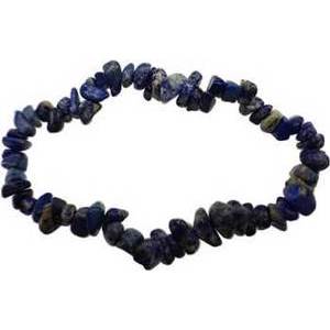 Lapis chip bracelet