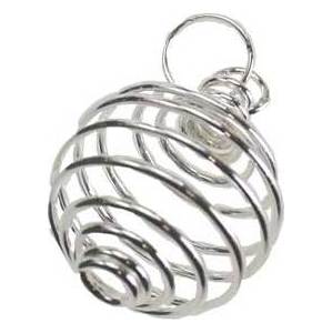 (set of 24) 3/4" Silver Plated coil (set of 24) 3/4" Silver Plated coil