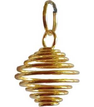 (set of 24) 3/4" Gold Plated coil