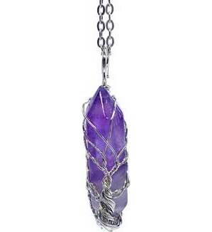 Amethyst Tree of Life double terminated