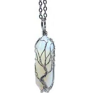 Opalite Tree of Life double terminated