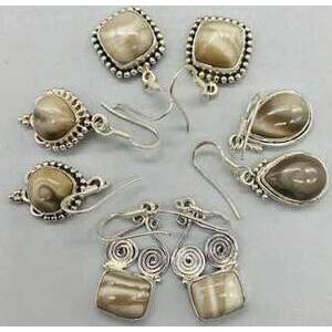 Flint Stone various earring