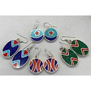 Inlay various earrings