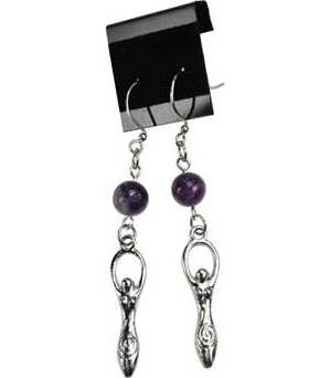 Amethyst Goddess Earrings