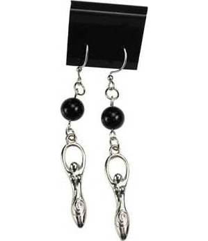 Black Onyx Goddess Earrings Black Onyx Goddess Earrings