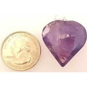 1" Amethyst Heart Pendant 1" Amethyst Heart Pendant