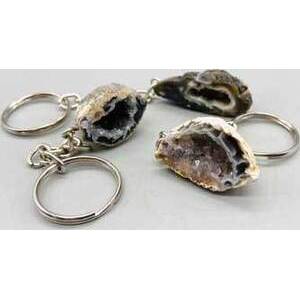 Geode keychain Geode keychain