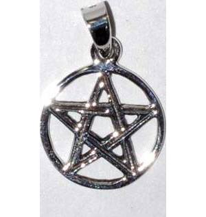 1/2" Pentagram sterling 1/2" Pentagram sterling