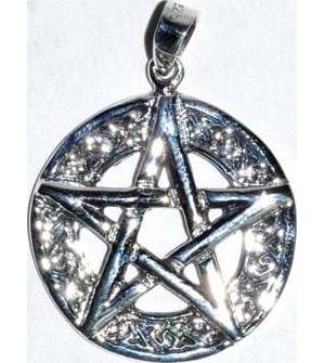 7/8" Pentagram Celtic sterling 7/8" Pentagram Celtic sterling