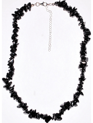 18" Shungite chip necklace