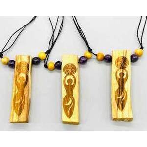 (set of 3) Goddess Palo Santo W Amethyst