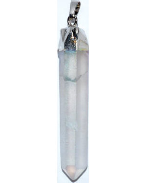 (set of 3) 2" White Quartz pendant