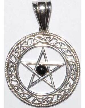 Pentacle black obsidian pendant Pentacle black obsidian pendant