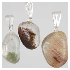 Rutile Quartz Tumbled Pendant