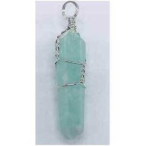 (set of 5) Amazonite wire wrapped point