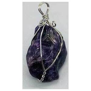 Amethyst wire wrapped