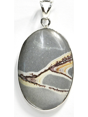 Natural Paintbrush Jasper pendant