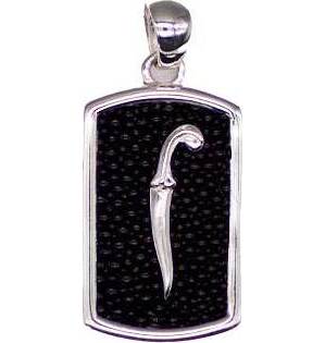 Sword pendant Stingray Coral Sword pendant Stingray Coral
