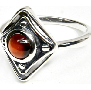 size 6 Hessonite ring