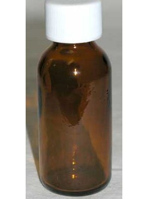 1oz Amber Bottle With Cap