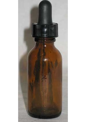 1oz Amber Bottle With Dropper