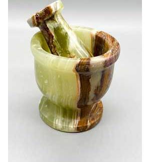 2 1/2" Onyx mortar and pestle set 2 1/2" Onyx mortar and pestle set