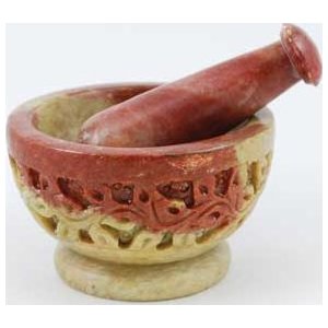 Flower Mortar & Pestle