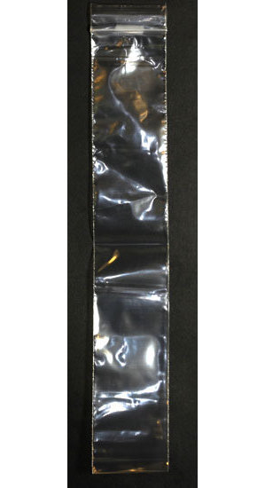 Resealable Bags 2" x 12" 100/Pkg Clear Resealable Bags 2" x 12" 100/Pkg Clear
