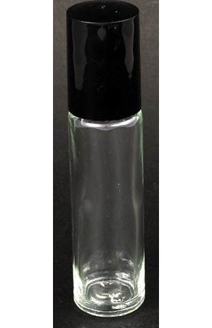 1/3oz Clear Bottle with Roll On Applicator