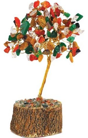 Mixed Gemstone Tree 160 Beads