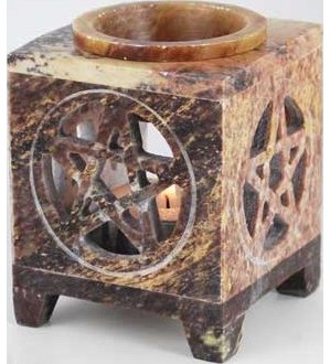 Soapstone Pentagram Diffuser Soapstone Pentagram Diffuser