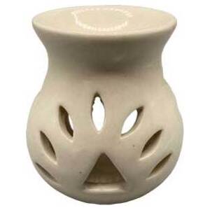 4" Ivory Ceramic oil diffuser