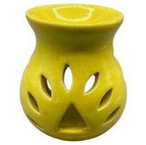 4" Yellow Ceramic oil diffuser