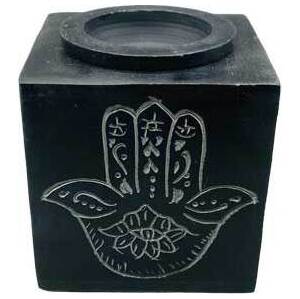 3" square Hand soapstone oil diffuser 3" square Hand soapstone oil diffuser