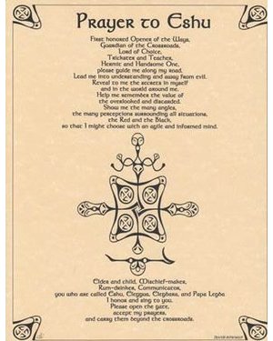 Prayer To Eshu Poster Prayer To Eshu Poster